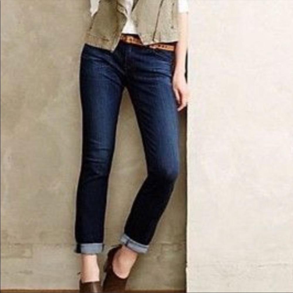 AG Adriano Goldschmied StevieRoll Up Cropped Jeans